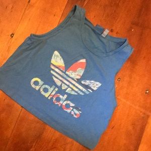 Adidas sleeveless crop top
